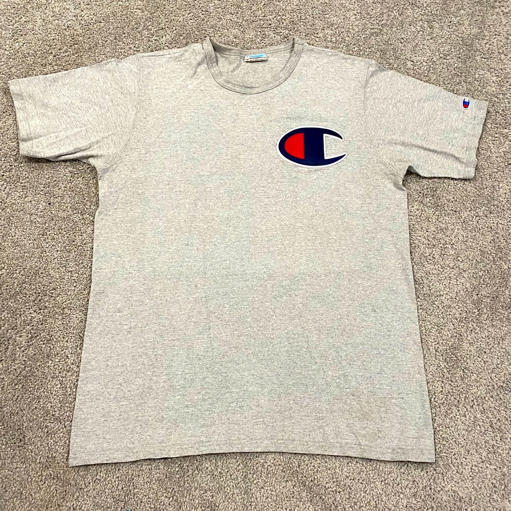 CHAMPION MENS SHIRT BIG LOGO XL